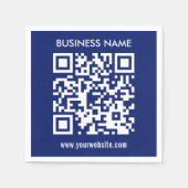 Creëer a QR code direct Modern eenvoudig ontwerp Servet (Voorkant)