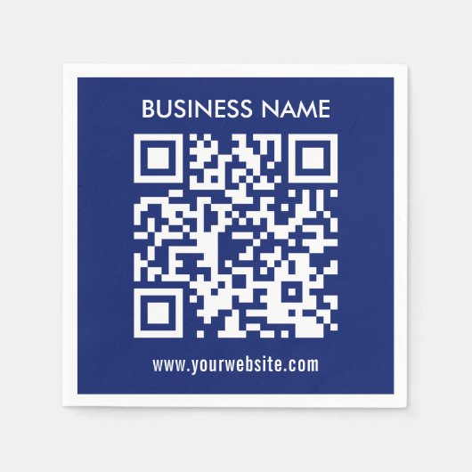 Creëer a QR code direct Modern eenvoudig ontwerp Servet (Voorkant)