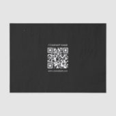 Creëer a QR code direct Modern eenvoudig ontwerp Tissuepapier (Voorkant)