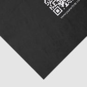 Creëer a QR code direct Modern eenvoudig ontwerp Tissuepapier (Detail)