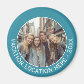 Creëer A Vacation Souvenir met Foto en Tekst Magneet (Voorkant)