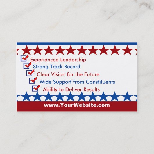 Creëer a Visitekaartje Sjabloon campagne (Achterkant)