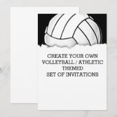 Creëer a Volleybal Thema Uitnodiging (Voorkant / Achterkant)