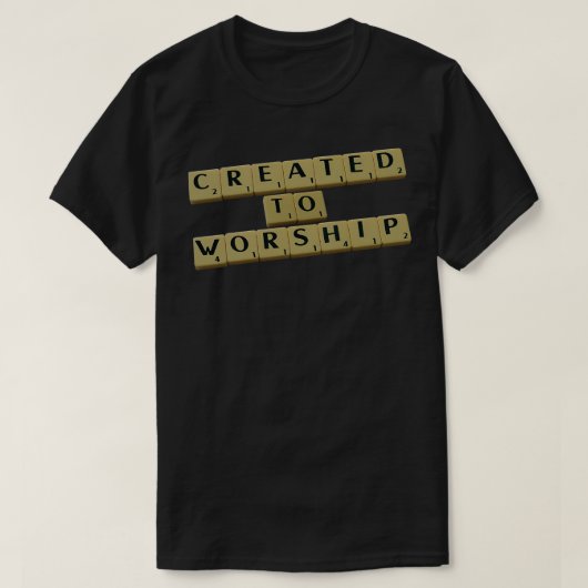 Creëer aan Worship T-shirt (Design voorkant)