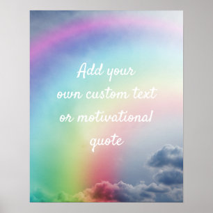 Creëer Aangepast Poster voor offerte - regenboogw
