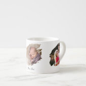 Creëer aangepaste foto en tekst espresso Mok (Voorkant rechts)