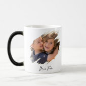 Creëer aangepaste foto en tekst unieke kleur veran magische mok (Links)