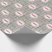 Creëer Aangepaste foto | Logo kerstaven voor kerst Cadeaupapier (Hoek)