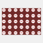 Creëer Aangepaste foto | Logo Modern Green Red Bla Inpakpapier Vel (Voorkant 2)