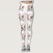 Creëer Aangepaste fotocollage met uw eigen foto op Leggings (Voorkant)