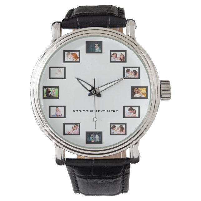 Creëer Aangepaste foto's Horloge (Voorkant)