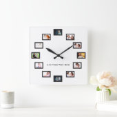 Creëer Aangepaste foto's Vierkante Klok (Huis)