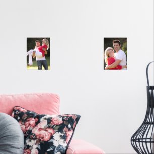Creëer Aangepaste gepersonaliseerde bruiloft foto Muurkunst Sets