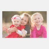 Creëer Aangepaste gepersonaliseerde foto Stickers  (Voorkant)