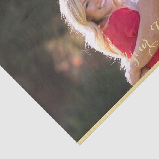 Creëer Aangepaste gepersonaliseerde foto tekst cad Tissuepapier (Detail)