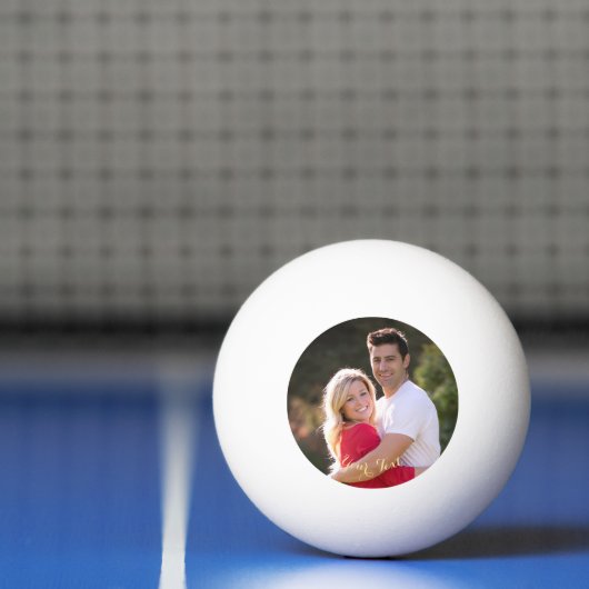 Creëer Aangepaste gepersonaliseerde fototafel tenn Pingpongbal (Net)