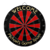 Creëer Aangepaste gepersonaliseerde Metal Cage Gam Dartbord (Voorkant)