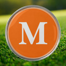 Creëer Aangepaste gepersonaliseerde Oranje wit mon