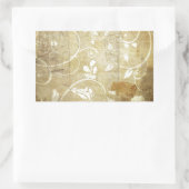 Creëer aangepaste geschenken  papier bloem sjabloo rechthoekige sticker (Tas)