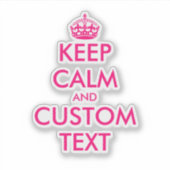 Creëer aangepaste koeling rustig meme-stickers hou sticker (Voorkant)