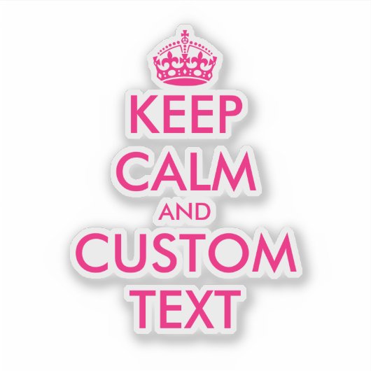 Creëer aangepaste koeling rustig meme-stickers hou sticker (Voorkant)