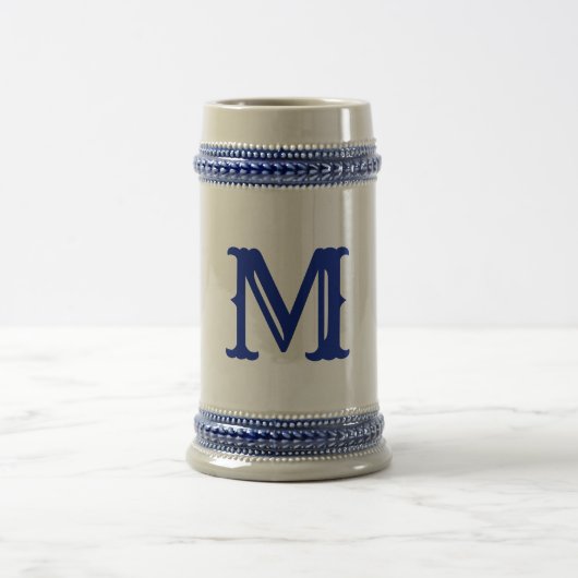 Creëer Aangepaste monogrammen  stijl Beer Stein Bierpul (Center)