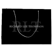 Creëer aangepaste naam gepersonaliseerde typografi large cadeautasje (Achterkant)