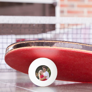 Creëer Aangepaste persoonlijke foto Tennis Beer T Pingpongbal