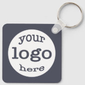 Creëer Aangepaste QR Code Scan Bedrijf Logo Sleutelhanger (Achterkant)