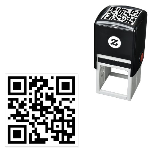 Creëer Aangepaste QR-code Scannable Website Adres Zelfinktende Stempel (In situ)