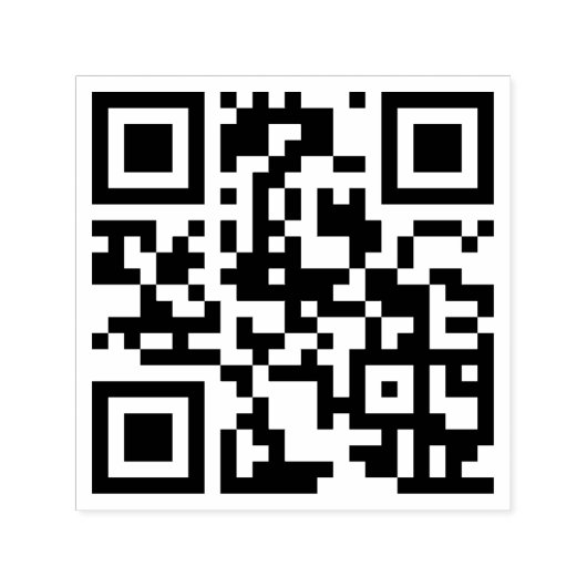 Creëer Aangepaste QR-code Scannable Website Adres Zelfinktende Stempel (Design)