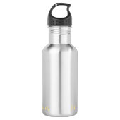 Creëer Aangepaste, stijlvolle, gouden monogrammed Waterfles (Voorkant)