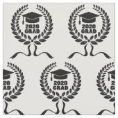 Creëer Afstuderen 2020 Laurel Wreath Pattern Stof (Close Up)