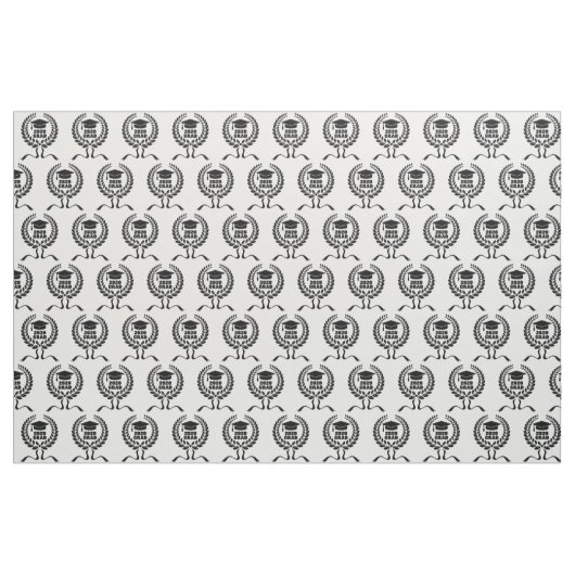 Creëer Afstuderen 2020 Laurel Wreath Pattern Stof (Fat Quarter)