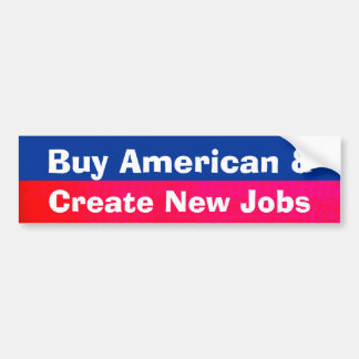Creëer American Jobs Bumpersticker