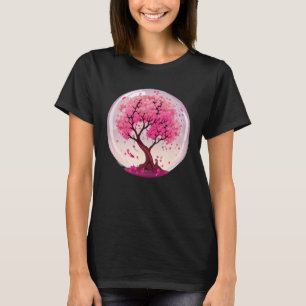 Creëer an Ambiance of Renewal met deze Cherry Blo T-shirt