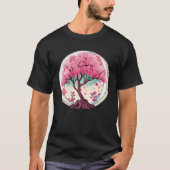 Creëer an Ambiance of Renewal met deze Cherry Blo T-shirt (Voorkant)
