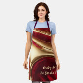 Creëer Art One Bite at a Time- Kerst- Schort (Gedragen)