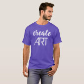 "Creëer ART" T-shirt (Voorkant volledig)