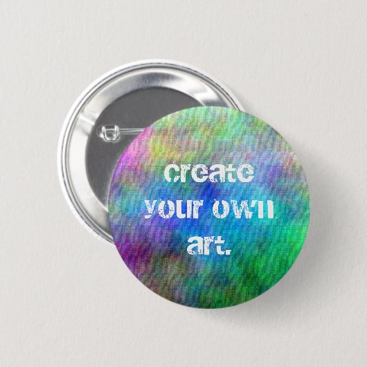 Creëer Art Waterverf Button (Voorkant /achterkant)