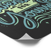 creëer avonturen  stijl typografie wandelend poster (Hoek)