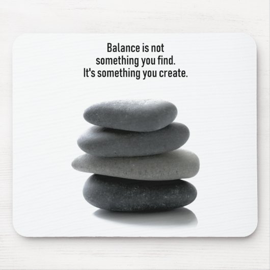Creëer Balance Mousepad Muismat (Voorkant)