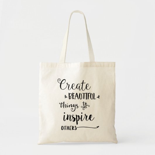 Creëer Beauful-Canvas tas (Voorkant)