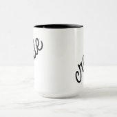 Creëer Black en White Coffee Mok (Midden)