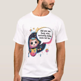 Creëer Chatbot Memes met Cartoon Sjablonen T-shirt