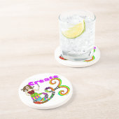 Creëer Colorful Mermaid Muse Zandsteen Onderzetter (Zijkant)