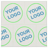 Creëer Company Business logo Pattern Stof (Close Up)