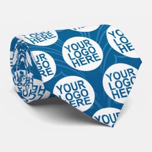 Creëer Company Logo Promotion Business Stropdas