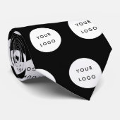 Creëer Company Logo Promotionele Bedrijfs Stropdas (Opgerold)