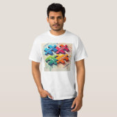Creëer Connect T-shirt Doorgaan (Voorkant volledig)